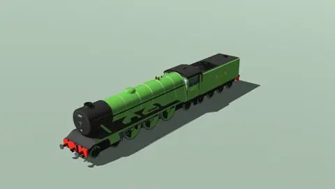LNER A1 Pacific locomotive in apple green