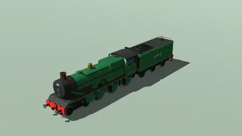 GWR Castle class locomotive in green